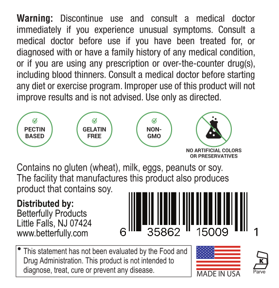 Turmeric Curcumin & Ginger [Tropical Flavored Gummy Vitamins for Immune/Joint Support] (60 Count)